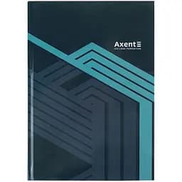 Книга записна A4 Axent Lines 96 аркушів клітка сіра (8422-580-A)