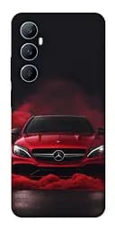 Чехол Demsky Red Mercedes для Realme C65 4G