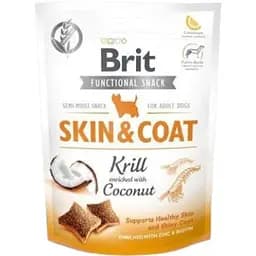 Функціональні ласощі для собак Brit Care Skin & Coat Кріль з кокосом 150 г