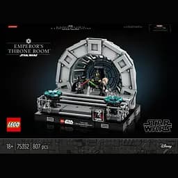 Конструктор LEGO Star Wars™ Діорама "Тронна зала імператора" 807 деталей (75352)