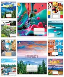 Тетради ученические 18 листов клетка 20 штук в упаковке ТЕ41200