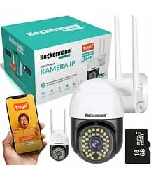 IP-камера відеоспостереження Wi-Fi Heckermann C19 + карта 16 ГБ вулична поворотна - мініатюра 6