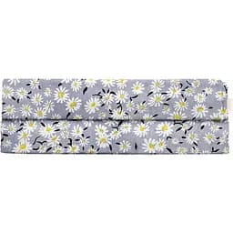 Простирадло Cosas полуторне 155х240 chamomile, сірий (Daisy_155s)