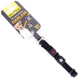 Нашийник GimDog Harlem нейлононовий 20-30 см / 10 мм (чорний)