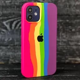 Чохол-накладка Grand для iPhone 11 X 12 13 Rainbow - мініатюра 3