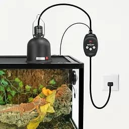 Світильник з глибоким рефлектором і термостатом Repti-Zoo RL04DTC 100W, з функцією dimming для тераріуму