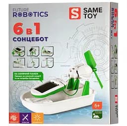 Робот-конструктор Same Toy 6 в 1 Солнцебот, на солнечной батарее (2011UT)