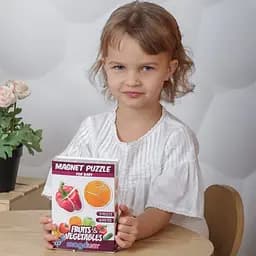 Набір магнітів Magdum Baby puzzle "Фрукти і овочі" ML4031-25 EN - мініатюра 6