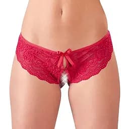 Трусики Cottelli Lingerie Lace M красный