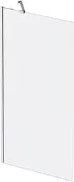 Шторка для ванны Am.Pm Gem матовое стекло 80x140 см хром WU90BS-080-140CM, Универсальная, матовый, хром