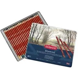 Карандаши для рисунка Derwent Drawing 24 цвета в ассортименте 