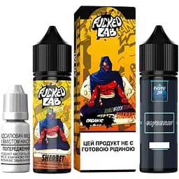 Набор компонентов для самозамеса органической заправки Fucked Lab Platinum 60 мл 0-3 мг Sherbet Мороженое с печеньем (15561)