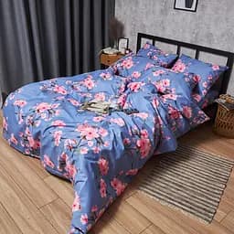 Комплект постільної білизни Moon&Star Микросатин Premium Blossom Sky Двоспальний 175х210 наволочки 4х70х70 - мініатюра 2