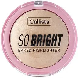 Хайлайтер для обличчя Callista So Bright Baked Highlighter №01 Snowy Glowy Light 10 г
