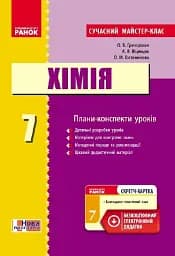 Хімія. Плани-конспекти уроків. 7 клас
