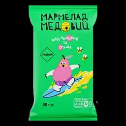 Мармелад Премія мед липовый и груша 50 г