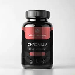 Пиколинат хрома VitalHarmony Chromium 90 капсул для покращення метаболізму та контролю апетиту