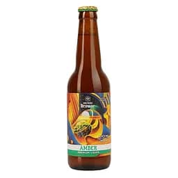 Пиво Volynski Browar Amber, светлое, нефильтрованное, 4,4%, 0,35 л