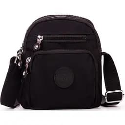 Женская сумка-кроссбоди Jielshi текстильная черная sum0028706