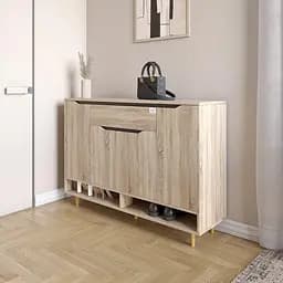 Тумба для взуття у передпокій Lion Салліван Тумба-2 Дуб сонома (LION-041125)