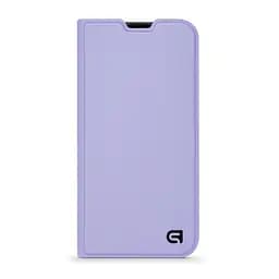 Чехол-книжка для Apple iPhone 14, OneFold Case, фиолетовый, из экокожи (PU) и TPU, с магнитом, с подставкой и отделением для карт, трансформируется в подставку, противоударный, защита всего корпуса, ArmorStandart (ARM69245)