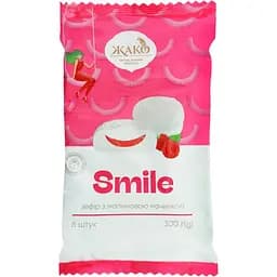 Зефір Жако Smile с малиновою начинкою 300 г