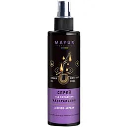 Спрей натуральний від випадіння волосся Mayur, з аргановим маслом, 200 мл