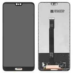 Дисплей для Huawei P20, чорний, без рамки, High, EML-L29/EML-L09