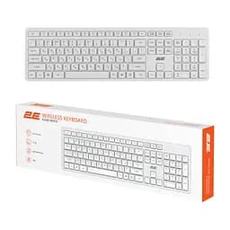 Клавіатура 2E KS260 106key Wireless UA White (2E-KS260WWH_UA) - мініатюра 10