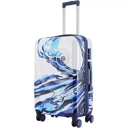 Валіза Semi Line 24" M White/Blue Print (T5653-2)