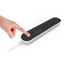 Мережевий фільтр olorWay 3 розетки, 3xUSB, 1.8м, Black (CW-CHU33B) - мініатюра 5