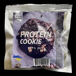 Набір печива протеїнового Craft Whey: Chocolate + Red Velvet + Oatmeal + Nuts Mix +  Marshmallow + Coconut + Cherry + Cashew + Candy + Black 580 г (9 шт. 60 г + 1 шт. 40 г) - мініатюра 5