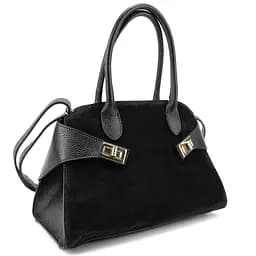 Сумка жіноча класична невелика замшева Firenze Italy F-IT-7688-1A-S