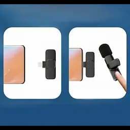 Петличний мікрофон для запису відео F5 з бездротовим адаптером Lightning-Type-C - мініатюра 4