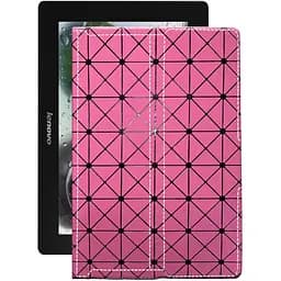 Чехол StatusCASE из экокожи для планшета Lenovo Idea Pad S6000h Розовый ромб