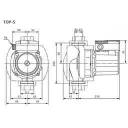 Циркуляційний насос Wilo TOP-S 30/4 DM PN10 (2044012) - мініатюра 2