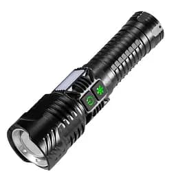 Ручний ліхтар XQ-S19-P99 (COB+RGB) zoom + PowerBank + Type-C + 26650 (5+3 режими)