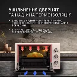 Електрична піч Perfelli TRIMO 37 IVORY - мініатюра 3