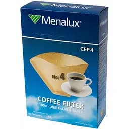 Фільтри для кавоварок крапельного типу Menalux CFP 1x4 см 100 шт. (00000019443)