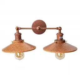 Бра Brille BL-404W/2 настенное накладное лофт E27 ZRust