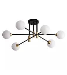 Люстра Romin 9116-6С кулі (чорний+бронза)