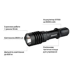 Набір Olight Warrior X 4 KIT Matte Black - мініатюра 12