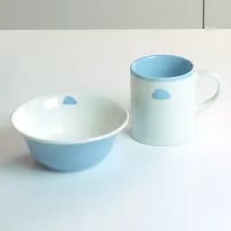 Тарілка глибока МВМ My Home 14 см блакитна (KP-48 BLUE) - мініатюра 3