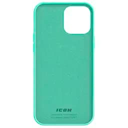 Силиконовый чехол для Apple iPhone 14 Pro Max, ICON2 Case, зеленый, противоударный, панель, защита всего корпуса, матовая поверхность Soft Touch, выступает над дисплеем, совместим с защитными стеклами и пленками, с микрофиброй, ArmorStandart (ARM63615) - мініатюра 2