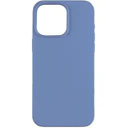 Чохол Space Silicone Case Full Size AA Apple iPhone 15 Pro Max Cornflower