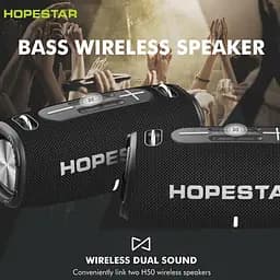 Колонка портативна Hopestar H50 чорна - мініатюра 5