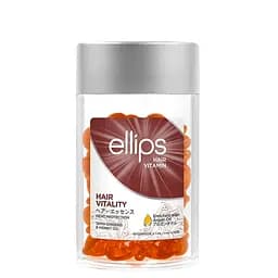 Витамины для волос Ellips Hair Vitamin Hair Vitality With Ginseng & Honey Oil с женьшенем и медом 50 штx1 мл