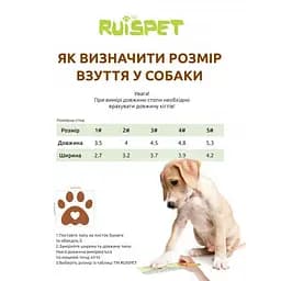 Черевики Ruispet для малих порід собак, демісезонні, 4 шт./упак. рожеві, 4,5x3,7 см, №3 - мініатюра 5