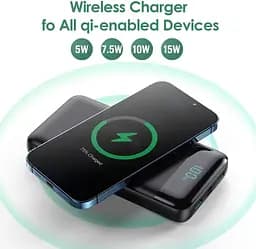 Зарядний пристрій Power Bank HX160Q2 30800mAh 25W-PD (2USB+Type-C) Чорний - мініатюра 3