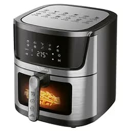 Мультипіч аерогриль BITEK AIR FRYER GRILL на 14 литров 4800 Вт Black Silver
